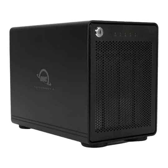 OWC 4 Bay ThunderBay 4 Thunderbolt 3 Storage Enclosure with SoftRAID XT